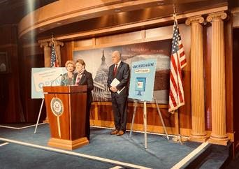 Shaheen at junk plans presser